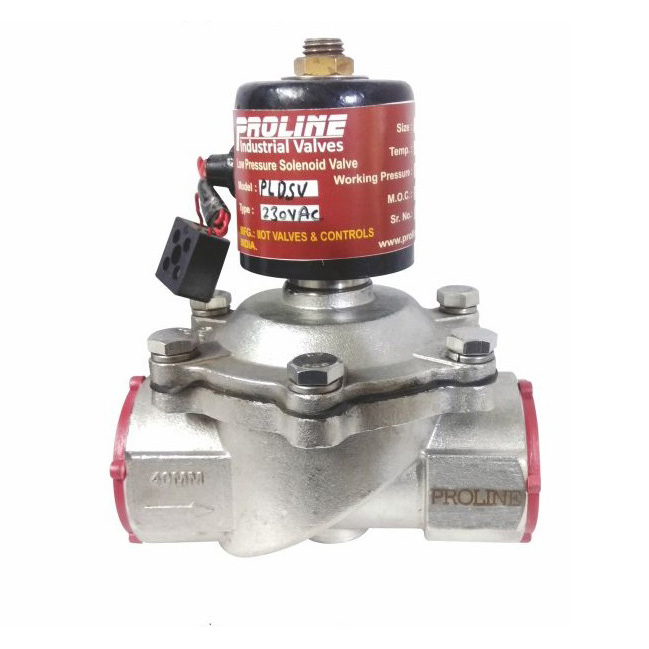 LOW PRESSURE SOLENOID VALVE